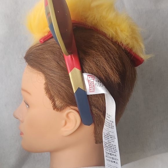 Disney Captain Marvel Ears, Headband with Mohawk, higher further … - Picture 1 of 8